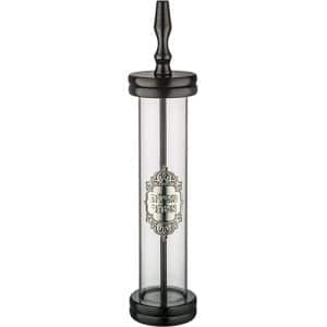 בית מגילה ספרדי עץ + אקריליק שקוף עם פלקטה עבור קלף