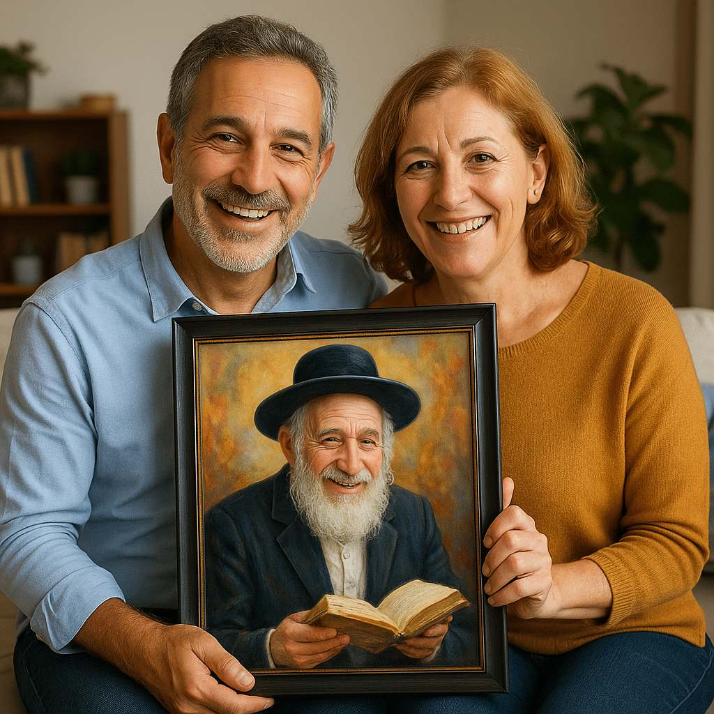 ציור יהודי כמתנה מיוחדת